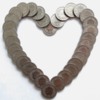 Heart of Coins: Photo Courtesy of Michelle Green