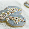 Plum Blossom Cookies: Cookies and Photo by Honeycat Cookies