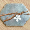 Piping Plum Blossom Flower: Cookie and Photo by Honeycat Cookies