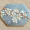 Piping Pollen Dots onto Stamens: Cookie and Photo by Honeycat Cookies