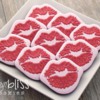 Pink Lips: Cookies and Photo by SugarBliss Cookies