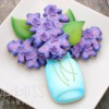Lilacs: Cookies and Photo by SugarBliss Cookies
