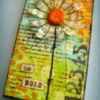 Mixed Media Daisy Canvas Cookie: Cookie and Photo by Sugar Pearls Cakes &amp; Bakes