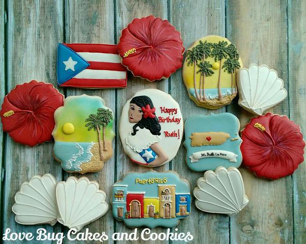 #5 Vintage Puerto Rico by Love Bug Cookies