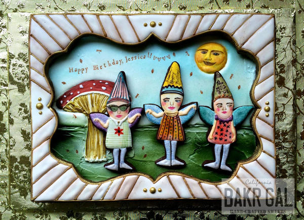 #4 Birthday Shadow Box Cookie by BAKRGAL
