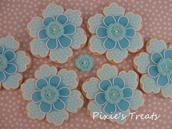 #7 - Birthday Button Flowers by Sheila at Pixie's Treats