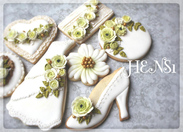 #8 - Garden Wedding Cookies by HENS1