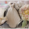 #9 - Wedding Gown, Headpiece, and Bouquet: By Tina at Sugar Wishes
