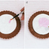 Steps 3 and 4 - Base-Coating with Lightest Colors: Cookies and Photos by Dolce Sentire