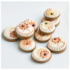 Details of Eyes and Beak Cookies: Cookies and Photograph by Honeycat Cookies