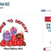 Bake to Defeat ALS Donation Tally: Screenshot from baketodefeatals.com