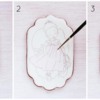 Handpainted Fabric - Steps 1, 2, and 3: Cookies and Photos by Dolce Sentire