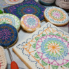 Crochet Cookies Close-up: Cookies and Photo by Liesbet Schietecatte