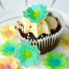 Edible Harlequin Sea 3D Flowers Tropical Blossom Collection: We also have a wide selection of 3D wafer Edibles ranging from Butterflies, Flowers to Crowns &amp; Tiaras