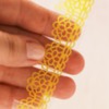 Lace Adhesive Tape Stencils: Photo by Dolce Sentire