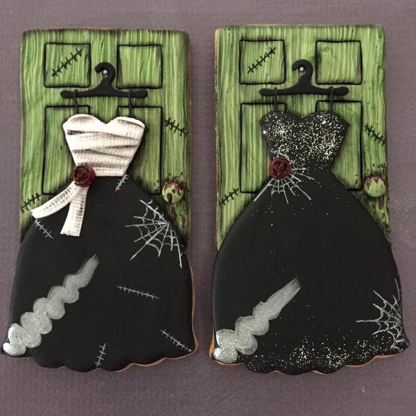 #5 - Halloween Wedding Dresses by Belleissimo Cookies