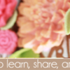 Floral Banner Example: Cookies and Photo by Julia M Usher