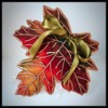 Fall Leaf Cookie: Cookie and photo by Cake Art Studio