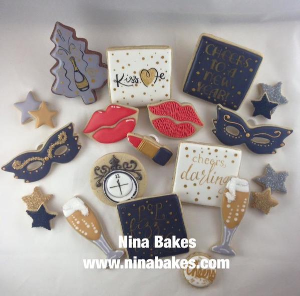 #9 - New Year's Eve Cookies by Christina Hopper