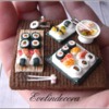 #1 - Royal Icing Sushi Miniatures on Cookie: By Evelindecora