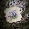 #4 - Handpainted Violets: By Teri Pringle Wood