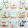 Woodland-Themed Baby Shower Set: Cookies and Photo by Lille Kage Hus