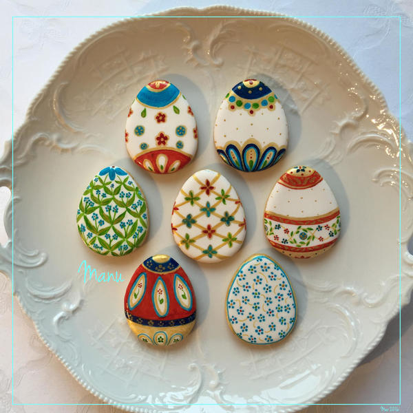 #7 - Easter Egg Cookies 2016 by Manu