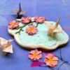 Origami Spring Cookie: Cookie and Photo by Laegwen