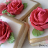 Royal Icing Roses: Cookies and photo by Emma's Sweets