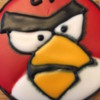 Red Angry Bird Cookie: By Cariteacher