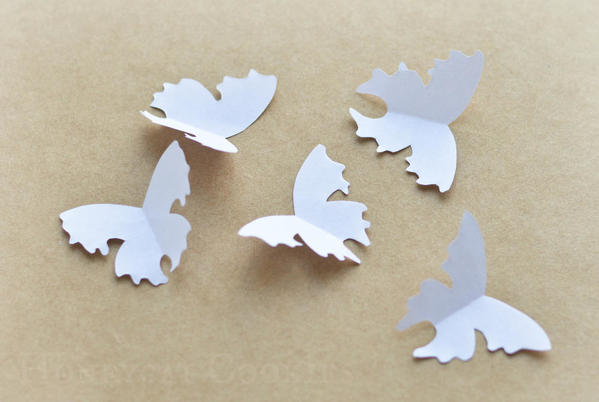 Paper butterfly templates