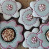 Abstract Flowers Banner: Cookies and photo by Bakerloo Station