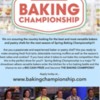 Spring Baking Championship Casting Flyer: Flyer Courtesy of Food Network