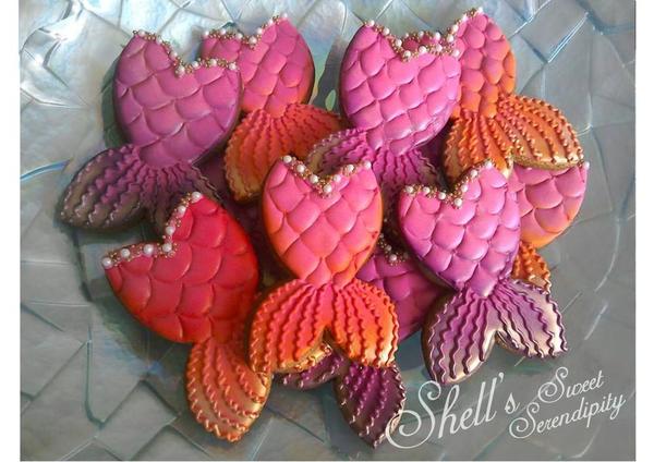 #10 - Mermaid Tail Cookies by Shell's Sweet Serendipity