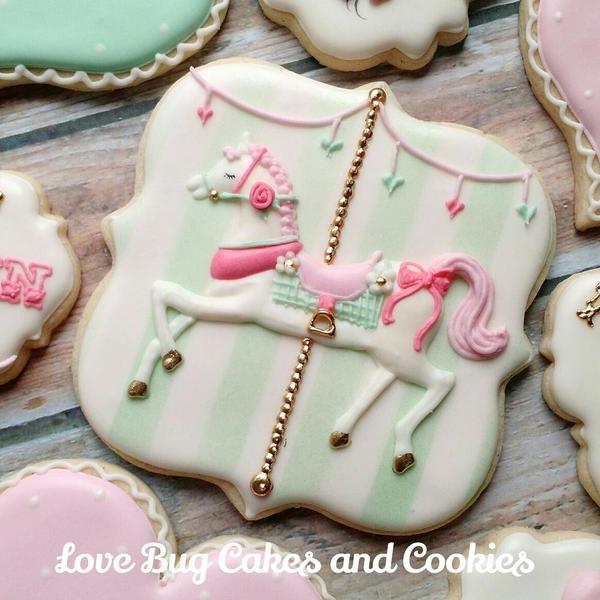 #6 - Carousel Horse by Love Bug Cookies