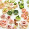 Lustre-Dusted Royal Icing Roses: Roses and Photo by Honeycat Cookies