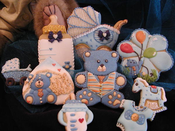#7 - Are Teddy Bears the Current Baby Shower Interest These Days? by Cookies Fantastique by Carol