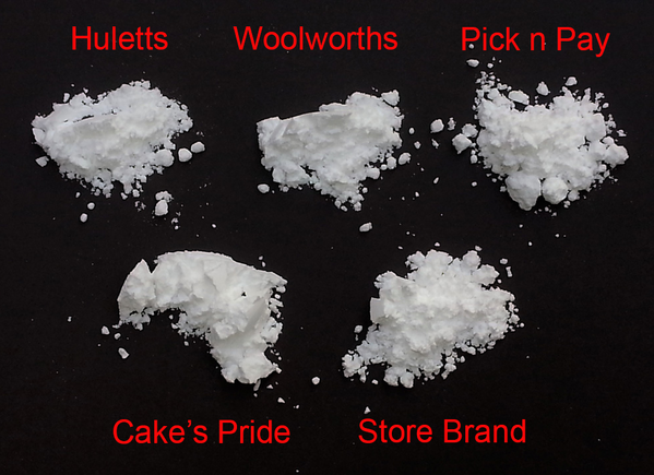 powdered sugar compared LABEL