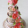 3-D Contoured Cookie Wedding Cake: Cookie and Photo by Julia M Usher