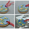 Pear Tree Christmas Bauble Cookie Collage 2: Photos and Cookies by Honeycat Cookies