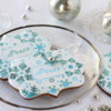 "Peace" Prettier Plaques Stenciled Cookies: Stencil Design, Cookies, and Photo by Julia M Usher