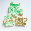 #1 - Happy New Year!: By Jill - Custom Cookies by Jill