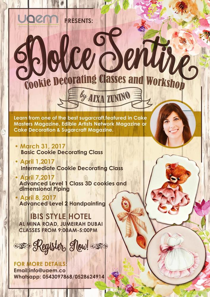 Dolce Sentire in Dubai · Cookie Decorating Classes and Workshops