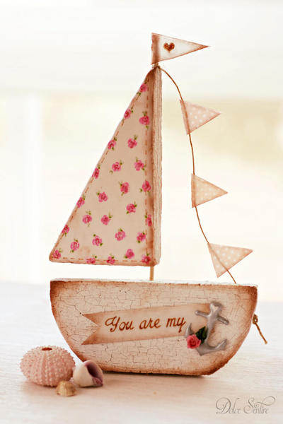 Valentine Cookie Boat