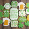 #6 - St. Patty's Day Stenciled Cookies: By artsyqt44