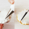 Embellishing Cookie Base with Ruffles and Border: Cookie and Photos by Dolce Sentire