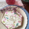 "To: Mom" Prettier Plaques Stenciled Cookie: Cookie and Photo by Julia M Usher