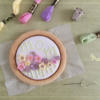 Embroidery Hoop Art on a Cookie: Design, Cookie, and Photo by Manu