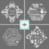 New April Prettier Plaques Cookie Stencil Sets: Stencil Designs by Julia M Usher in Partnership with Stencil Ease