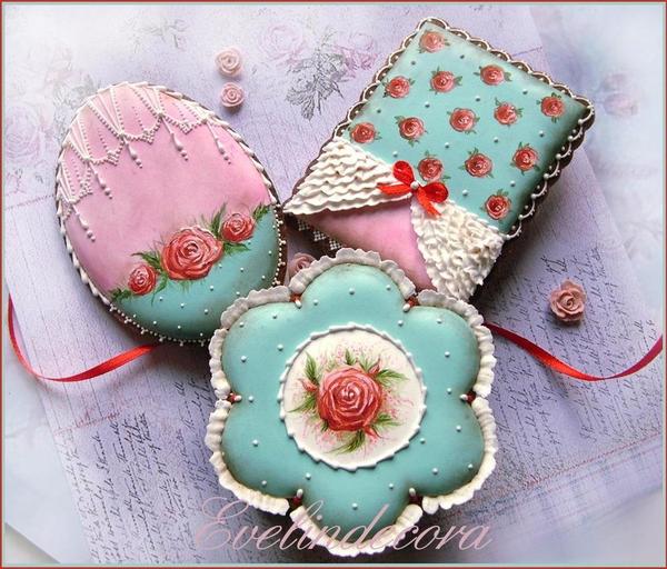 #1 - Shabby Chic Cookies by Evelindecora
